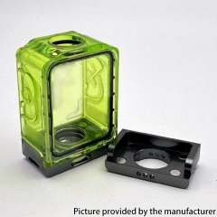 XO Style Boro Tank for SXK BB Billet AIO Box Mod Kit - Transparent Green