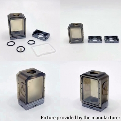 XO Style Boro Tank for SXK BB Billet AIO Box Mod Kit - Transparent Red