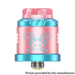 (Ships from Bonded Warehouse)Authentic Hellvape Dead Rabbit Solo RDA 6th Anniversary Edition - Pink Blue
