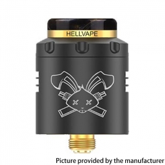 (Ships from Bonded Warehouse)Authentic Hellvape Dead Rabbit 3 RDA 6th Anniversary Edition - Black Gold