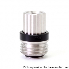 SXK Notch Style Drip Tip for BB Billet Boro AIO Box Mod - Silver