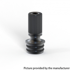 Authentic Auguse ERA S V3 510 Drip Tip for RTA RDA Vape Atomizer - Full Black