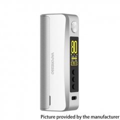 (Ships from Bonded Warehouse)Authentic Vaporesso GEN 80S 80W 18650 Box Mod - Light Silver