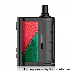 (Ships from Bonded Warehouse)Authentic Vandy Vape Rhino 50W 1200mAh Pod Mod Kit 4ml - Red Green Leather
