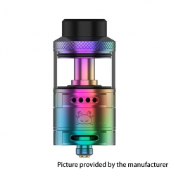 (Ships from Bonded Warehouse)Authentic Hellvape Fat Rabbit Solo RTA 25mm DL / RDL 4.5ml - Rainbow