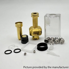 Sturdy One Style RBA Tank Kit for DotMod Dotaio BB Billet Boro Mod - Gold