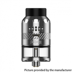 (Ships from Bonded Warehouse)Authentic Hellvape Helheim 25mm RDTA 4.5ml w/BF Pin - Sliver