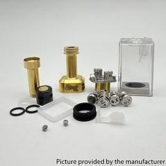 Sturdy One Style RBA Tank Kit for DotMod Dotaio BB Billet Boro Mod - Gold