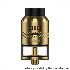 (Ships from Bonded Warehouse)Authentic Hellvape Helheim 25mm RDTA 4.5ml w/BF Pin - Gold