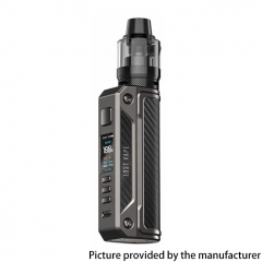 (Ships from Bonded Warehouse)Authentic Lost Vape Thelema Solo 100W VW 18650/21700 Mod Kit with UB PRO Pod 5ml  - Gunmetal Carbon Fiber