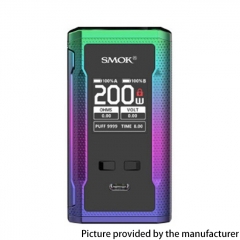 (Ships from Bonded Warehouse)Authentic SMOKTech SMOK R-KISS 2 200W VW 18650 Box Mod - 7 Color