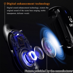 GIONEE OpenAir Earphone Wireless Bluetooth 5.3 Headphones Stereo Bass With Microphone Noise Reduction Mini Headset JL001  - Black