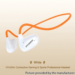 HYA2 Air Conduction Headphones Music Earphones Wireless Bluetoeth V5.3 Headset for Home Office Commute Outdoor Sports - White