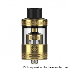 (Ships from Bonded Warehouse)Authentic Hellvape Dead Rabbit R 25.5mm RTA 5ml/6.5ml - Gold