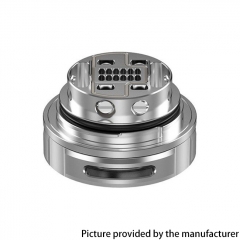 (Ships from Bonded Warehouse)Authentic Hellvape Fat Rabbit 28.4mm RTA 5ml - Silver