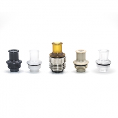 EXO Nave Style Drip Tip for SXK BB Billet Box Mod Kit - Stainless Steel Base + PEEK + POM + PEI + PC Mouthpiece 5PCS