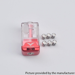 Authentic MK MODS NOVA DotRBA with 7 Air Pins for Dotmod DotAIO V1 V2 Mod - Red