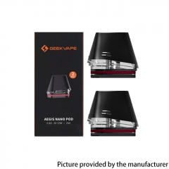 (Ships from Bonded Warehouse)Authentic GeekVape Aegis Nano Pod Cartridge 0.6ohm 2pcs