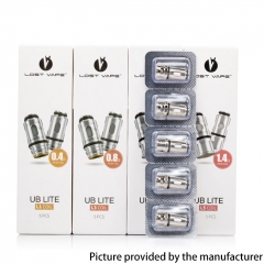 (Ships from Bonded Warehouse)Authentic Lost Vape UB Lite Coil L6 Coil 1.0ohm 5pcs