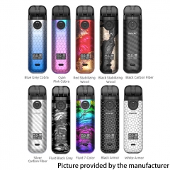 (Ships from Bonded Warehouse)Authentic SMOK NOVO 4 Kit 2ml - Silver Carbon Fiber