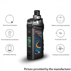 (Ships from Bonded Warehouse)Authentic VandyVape Jackaroo 70W VW Pod Kit 4.5ml - Black Warrior