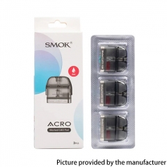 (Ships from Bonded Warehouse)Authentic SMOK ACRO Pod Cartridge 2ml 0.8ohm Meshed Pod 3pcs