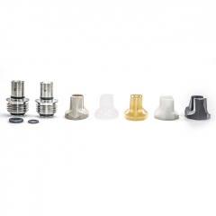 Monarchy Cyber Style BB Billet Drip Tip Set DL  MTL SS 510 Connectors + 5PCS Mouthpieces