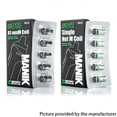 (Ships from Bonded Warehouse)Authentic Wotofo D Coil for Manik SMRT D14 A1 Conical nexMESH Coil 5pcs (Ships from Bonded Warehouse)Authentic Wotofo D Coil for Manik SMRT D14 A1 Conical nexMESH Coil 5pcs