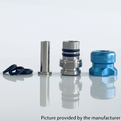 Mission Dotaio Tips V2 Mini Nuke Style Drip Tip for Dotmod DotAIO V1 V2 Mod - Blue