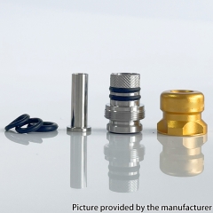 Mission Dotaio Tips V2 Mini Nuke Style Drip Tip for Dotmod DotAIO V1 V2 Mod - Gold