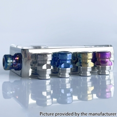 Mission Dotaio Tips V2 Mini Nuke Style Titanium Alloy Drip Tip for Dotmod DotAIO V1 V2 Mod - Burnt Titanium