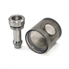 Steam Tuners Style Replacement Tank + Chimney for Fev Flash e-Vapor V4.5S Style RTA Tank 3.5ml - Black