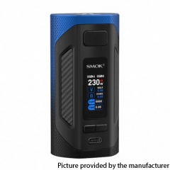 (Ships from Bonded Warehouse)Authentic SMOKTech SMOK Rigel 230W VW Box Mod 18650 - Blue