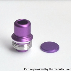 Authentic MK MODS TB Boro Drip Tip and Button for Pusle V2 Mod - Purple