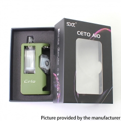 SXK CETO AIO 80W 18650 Box Mod Kit - Green