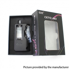SXK CETO AIO 80W 18650 Box Mod Kit - Black