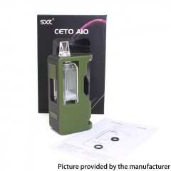 SXK CETO AIO 80W 18650 Box Mod Kit - Green