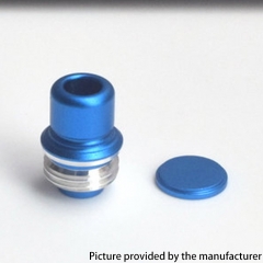 Authentic MK MODS TB Boro Drip Tip and Button for Pusle V2 Mod - Blue