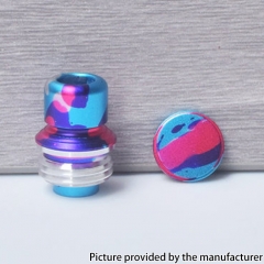 Authentic MK MODS TB Boro Drip Tip and Button for Pusle V2 Mod - Graffity