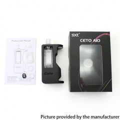 SXK CETO AIO 80W 18650 Box Mod Kit - Black