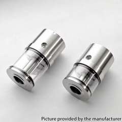 Replacement Top Filling Tank Tube for Flash E Vapor FEV V4.5S+ V4.5 RTA 2ml  - Silver