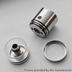 Replacement Top Tank Tube for Flash E Vapor FEV V4.5S+ V4.5 RTA 4ml  - Silver