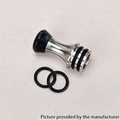 Replacement Resin 316SS 510 Drip Tip for RTA RDA Vape Tank - Black