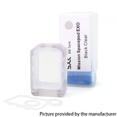 SXK Mission Spacepod EXO Style Boro Tank for SXK BB Billet AIO Box Mod Kit - Transparent