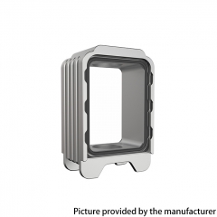 Authentic ThunderHead Creations Blaze Sliding Dual Glasses Empty Boro Tank for BB Billet  Boro Box Mod - Silver