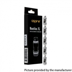 (Ships from Bonded Warehouse)Authentic Aspire Nautilus X Replacement Coil Head 5pcs 1.8ohm
