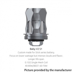 (Ships from Bonded Warehouse)Authentic SMOK Baby V2 Coil for Stick V9 Max Kit Stick V9 Kit TFV8 Baby V2 Tank R-kiss Kit Species Kit S1 0.15ohm 3PCS