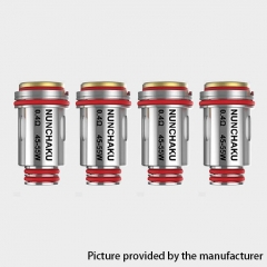 (Ships from Bonded Warehouse)Authentic Uwell Replacement Claptonized A1 Coil for Nunchaku Sub Ohm Tank 4PCS- 0.4 Ohm (45~55W)