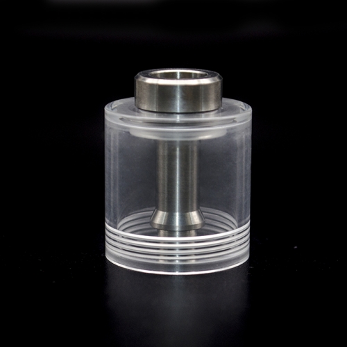 Steam Tuners Style Replacement Tank + Chimney for Fev Flash e-Vapor V4.5S Style RTA Tank 3.5ml - Transparent