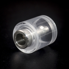 Steam Tuners Style Replacement Tank + Chimney for Fev Flash e-Vapor V4.5S Style RTA Tank 3.5ml - Transparent
